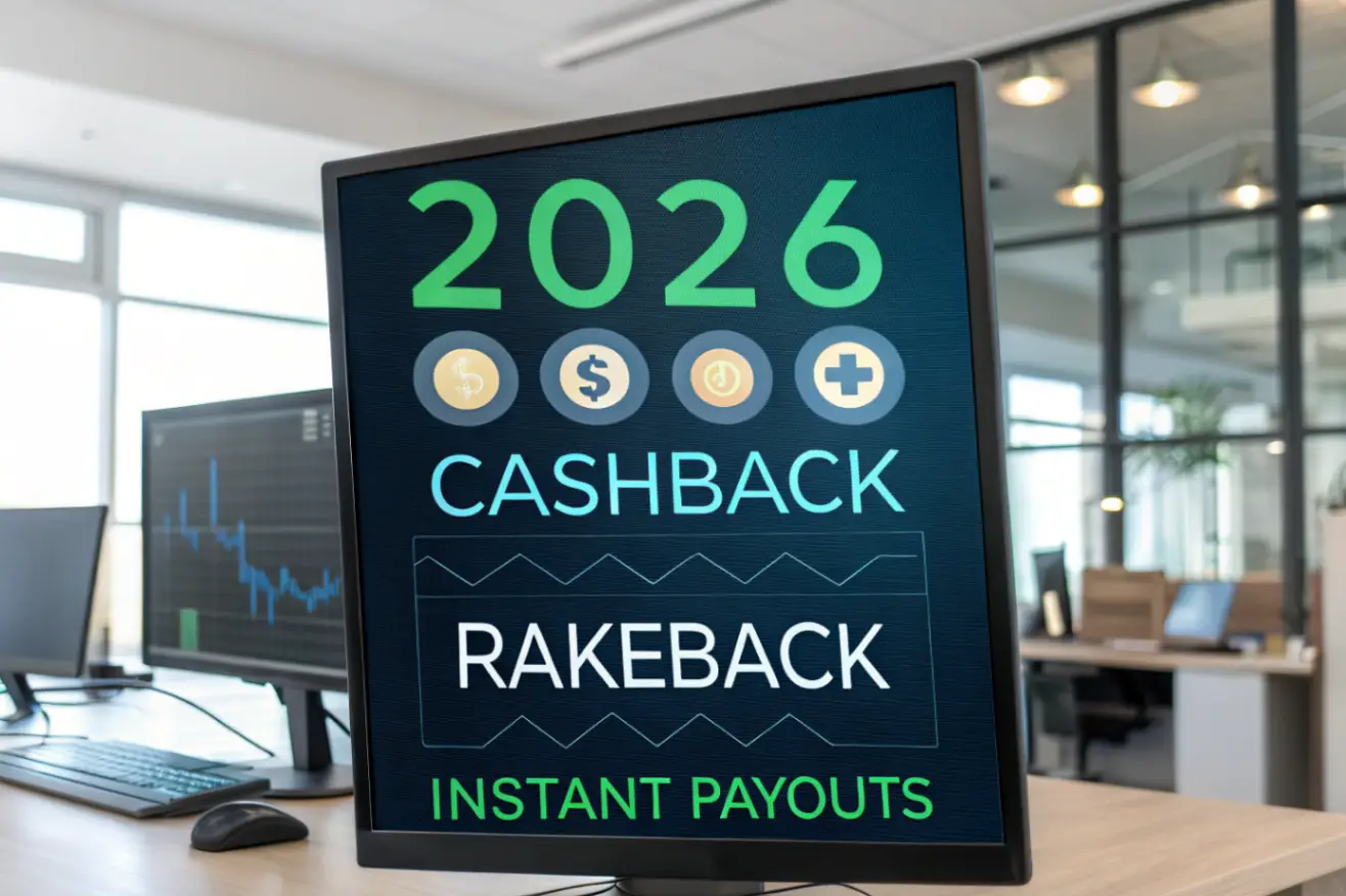 Bônus Cripto em Cassinos Online 2026: Cashback, Rakeback e Pagamentos Instantâneos
